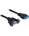 DeLOCK 0.5m USB 3.0 F/F (83118) - nr 7