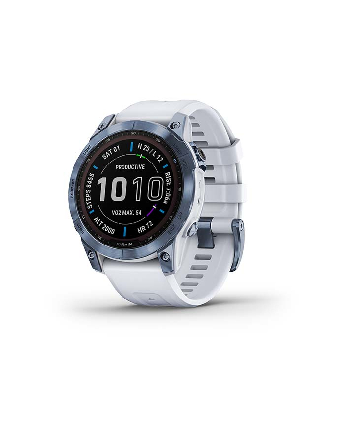 Garmin Fenix 7 Sapphire Solar Biały (0100254025) główny