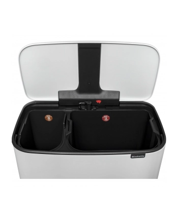 Brabantia Kosz Bo Pedal Bin 2 komory 11+23L Biały 121142