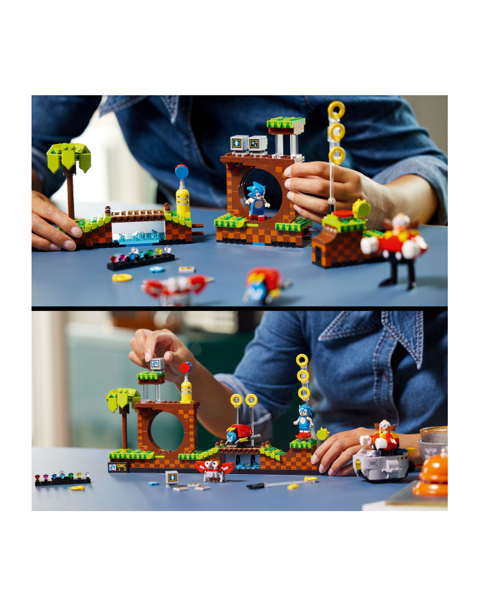 LEGO Ideas 21331 Sonic the Hedgehog Strefa zielonego wzgórza główny