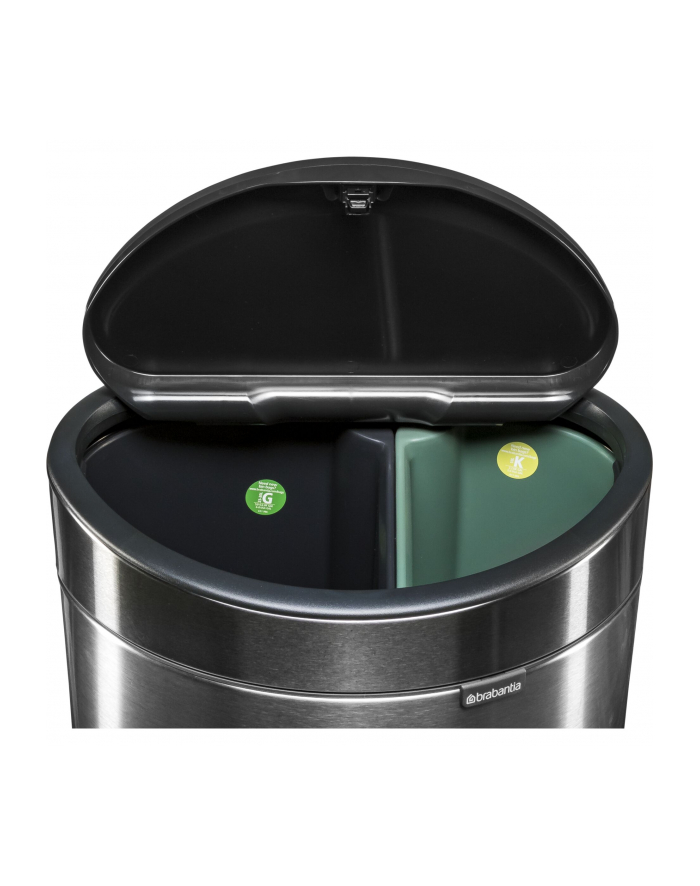 Brabantia Kosz Na Śmieci Touch Bin New Recycle 10 I 23L Stal Matowa (100680) główny