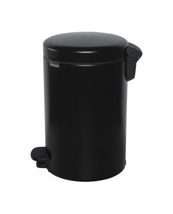 Brabantia Kosz Na Śmieci Pedałowy Newicon 12L Matowy Czarny (113741)