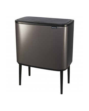 Brabantia Kosz Brabantia Bo Touch Bin Brązowo-Czarny 3X11 L