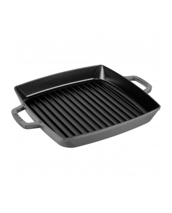 Staub Patelnia Żeliwna Kwadratowa 28cm Szara (405116840)