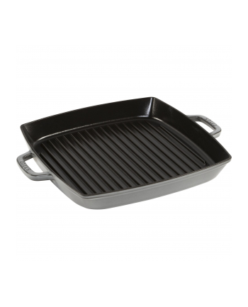 Staub Patelnia Żeliwna Kwadratowa 33cm Szara (405117850)