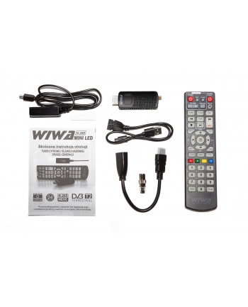 wiwa Tuner TV H.265 MINI LED DVB-T/DVB-T2 H.265 HD