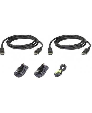 ATEN  CABLE KIT DUAL DISPLAYPORT 1.2 /USB/SP  (2L7D02UDPX5)