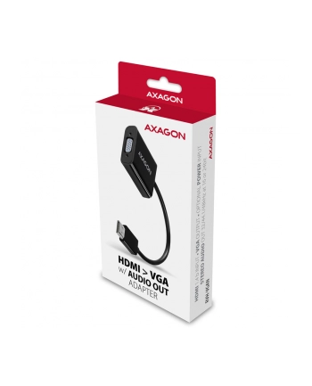 Redukcja Axagon HDMI/VGA (RVH-VGAN) Czarna