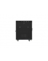 Szafa instalacyjna RACK stojąca 19 15U 800X1000 czarna drzwi szklane LCD  (FLAT PACK) - nr 31