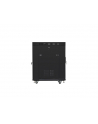 Szafa instalacyjna RACK stojąca 19 15U 800X1000 czarna drzwi perforowane LCD( FLAT PACK) - nr 12