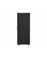 Szafa instalacyjna rack stojąca 19 cali 37U 800x1000 czarna drzwi perforowane LCD ( Flat pack) - nr 20