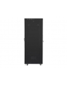 Szafa instalacyjna rack stojąca 19 cali 37U 800x1000 czarna drzwi perforowane LCD ( Flat pack) - nr 31