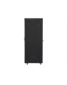 Szafa instalacyjna rack stojąca 19 cali 37U 800x1000 czarna drzwi perforowane LCD ( Flat pack) - nr 4