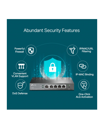 Router TP-Link TL-R605 Gigabitowy R605 Multi-WAN VPN