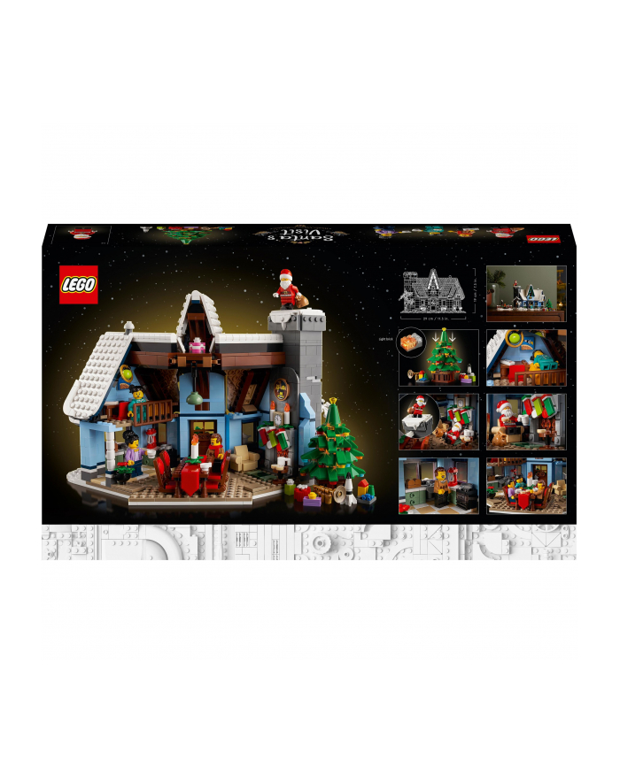 LEGO Icons 10293 Wizyta Świętego Mikołaja główny