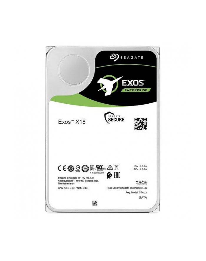 seagate Dysk Exos X18 16TB 4Kn SATA 3,5 ST16000NM000J główny