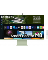 samsung Monitor 32 cale LS32BM801UUXEN VA 3840x2160 UHD 16:9 1xMicro HDMI/1xUSB-C+1xUSB-C (65W) 4 ms (GTG) HAS Webcam głośniki płaski zielony SMART - nr 80