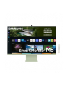 samsung Monitor 32 cale LS32BM801UUXEN VA 3840x2160 UHD 16:9 1xMicro HDMI/1xUSB-C+1xUSB-C (65W) 4 ms (GTG) HAS Webcam głośniki płaski zielony SMART - nr 90