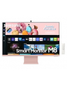 Samsung 32'' LS32BM801UUXEN VA 3840x2160 UHD 16:9 1xMicro HDMI/1xUSB-C 1xUSB-C (65W) 4 ms (GTG) HAS / Webcam / głośniki płaski różowy SMART - nr 104