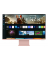 Samsung 32'' LS32BM801UUXEN VA 3840x2160 UHD 16:9 1xMicro HDMI/1xUSB-C 1xUSB-C (65W) 4 ms (GTG) HAS / Webcam / głośniki płaski różowy SMART - nr 133