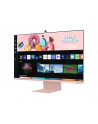 Samsung 32'' LS32BM801UUXEN VA 3840x2160 UHD 16:9 1xMicro HDMI/1xUSB-C 1xUSB-C (65W) 4 ms (GTG) HAS / Webcam / głośniki płaski różowy SMART - nr 92