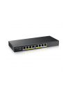 zyxel Przełącznik zarządzalny GS1915-8EP PoE Smart 60W 802.3at desktop hybrid mode Switch - nr 52