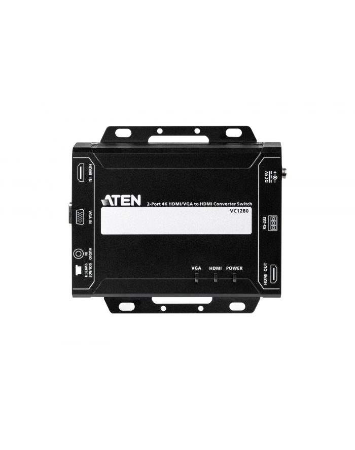ATEN 2-Port 4K HDMI/VGA to HDMI Converter Switch (VC1280ATG) główny