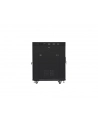 Szafa instalacyjna RACK stojąca 19 15U 800X1000 czarna drzwi szklane LCD  (FLAT PACK) - nr 13