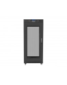 Szafa instalacyjna RACK stojąca 19 15U 800X1000 czarna drzwi perforowane LCD( FLAT PACK) - nr 11