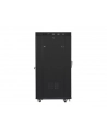 Szafa instalacyjna RACK stojąca 19 15U 800X1000 czarna drzwi perforowane LCD( FLAT PACK) - nr 17