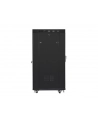 Szafa instalacyjna RACK stojąca 19 15U 800X1000 czarna drzwi perforowane LCD( FLAT PACK) - nr 25