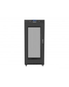 Szafa instalacyjna RACK stojąca 19 15U 800X1000 czarna drzwi perforowane LCD( FLAT PACK) - nr 26
