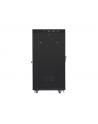Szafa instalacyjna RACK stojąca 19 cali 37u 800x1000 czarna drzwi szklane LCD (flat pack) - nr 10