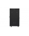 Szafa instalacyjna RACK stojąca 19 cali 37u 800x1000 czarna drzwi szklane LCD (flat pack) - nr 17