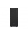 Szafa instalacyjna RACK stojąca 19 cali 37u 800x1000 czarna drzwi szklane LCD (flat pack) - nr 22