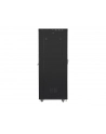 Szafa instalacyjna rack stojąca 19 cali 37U 800x1000 czarna drzwi perforowane LCD ( Flat pack) - nr 27