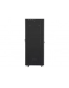 Szafa instalacyjna rack stojąca 19 cali 37U 800x1000 czarna drzwi perforowane LCD ( Flat pack) - nr 31