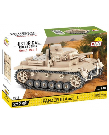COBI 2712 Historical Collection WWII Czołg Panzer III Ausf. J 292 klocki