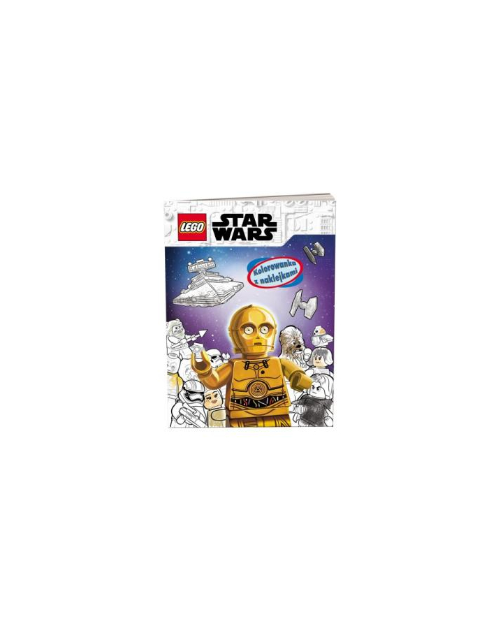 ameet Książka LEGO STAR WARS Kolorowanka z naklejkami NA-6301 główny