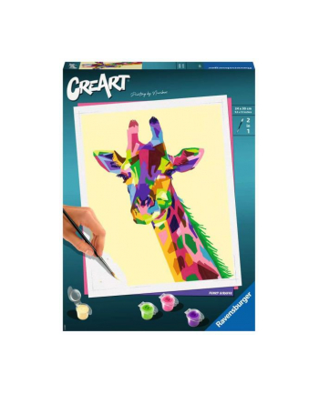 Malowanka CreArt dla dzieci: Żyrafa 289936 RAVENSBURGER malowanie po numerach