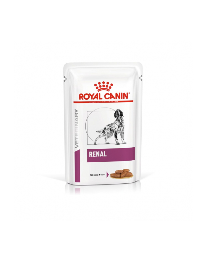 ROYAL CANIN Renal plasterki w sosie - karma mokra dla psów z niewydolnością nerek - 12 x 100g główny