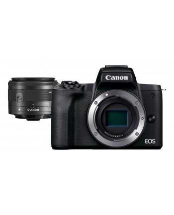 Canon EOS M50 II + EF-M 15-45 mm bk - Kolor: CZARNY