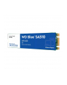 western digital WD Blue SA510 SSD 500GB M.2 2280 SATA III 6Gb/s internal single-packed - nr 10