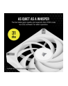CORSAIR AF ELITE Series AF140 ELITE WHITE 140mm Fluid Dynamic Fan with AirGuide Single Pack - nr 22
