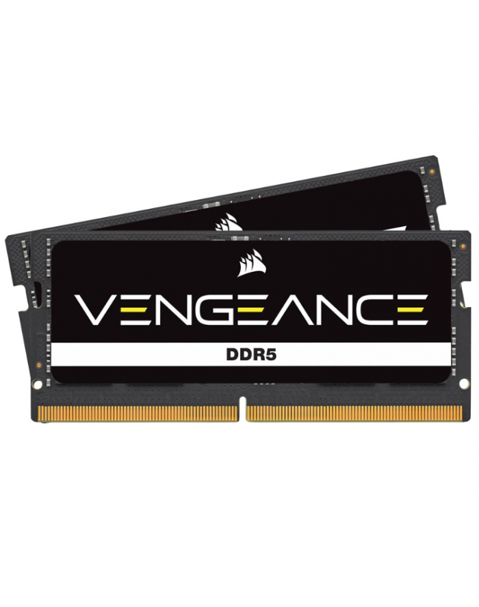 CORSAIR VENGEANCE 16GB 2x8GB DDR5 4800MHz SODIMM Unbuffered 40-40-40-77 Black PCB Std PMIC 1.1V główny