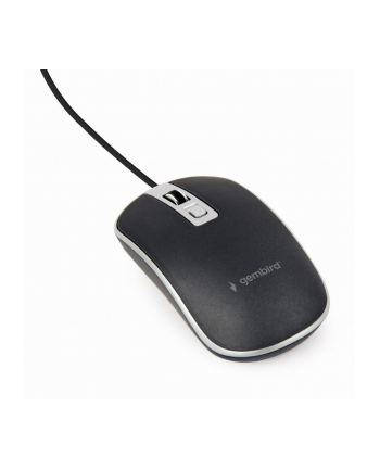 GEMBIRD MUS-4B-06-BS Optical mouse USB Kolor: CZARNY/silver