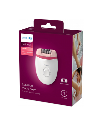 Depilator elektryczny Philips Satinelle Essential BRE235/00 (kolor biały)