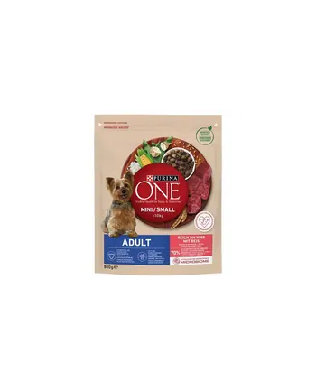 purina nestle Karma One Mini Adult bogata w wołowinę z ryżem 800g nr 2
