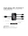 Hub Club 3D CAC-1630 USB Type-C + HDMI™ + MiniDP™ 12 to HDMI™ 4K60Hz HDR M/M Active Adapter 32AWG - nr 15