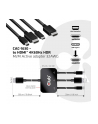 Hub Club 3D CAC-1630 USB Type-C + HDMI™ + MiniDP™ 12 to HDMI™ 4K60Hz HDR M/M Active Adapter 32AWG - nr 25